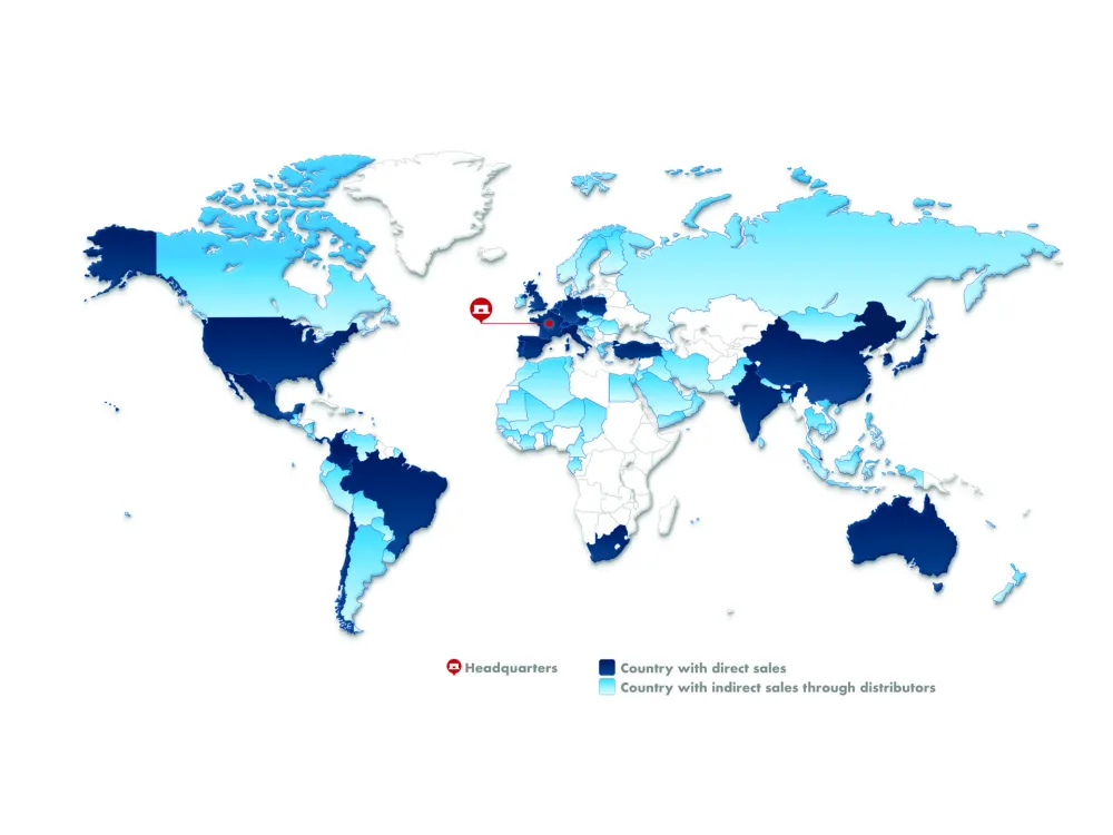 Across five continents