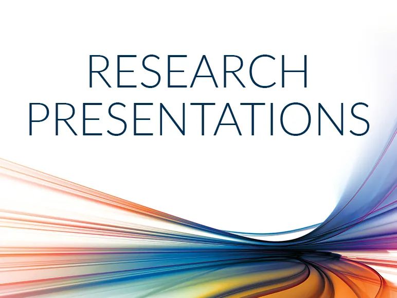 Discover our research presentations (posters)